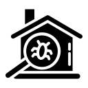 Interior pest treatment icon