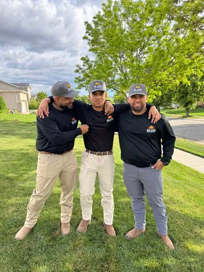 Bliss Pest Services team of three technicians, family-owned pest control in Salt Lake City, UT